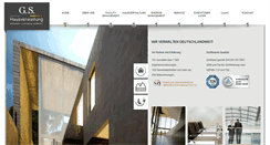 Desktop Screenshot of gshausverwaltung.de